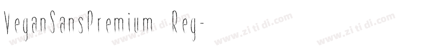 VeganSansPremium Reg字体转换